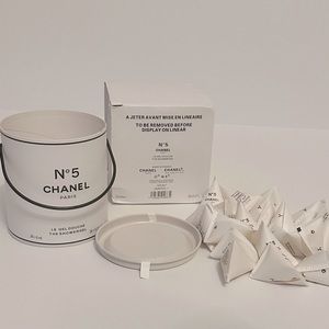 CHANEL NO. 5 FACTORY 20 X SHOWER GEL PORTABLE PODS LIMITED EDITION NEW